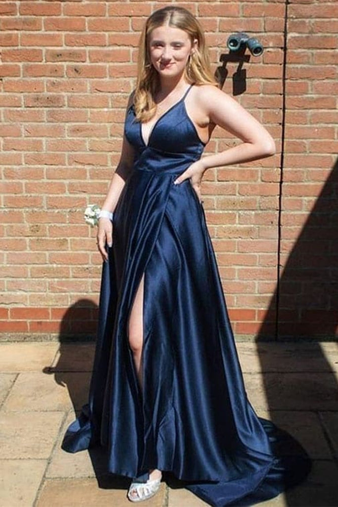Royal Blue Satin Prom Dresses with Ruched Sweetheart Bodice – loveangeldress